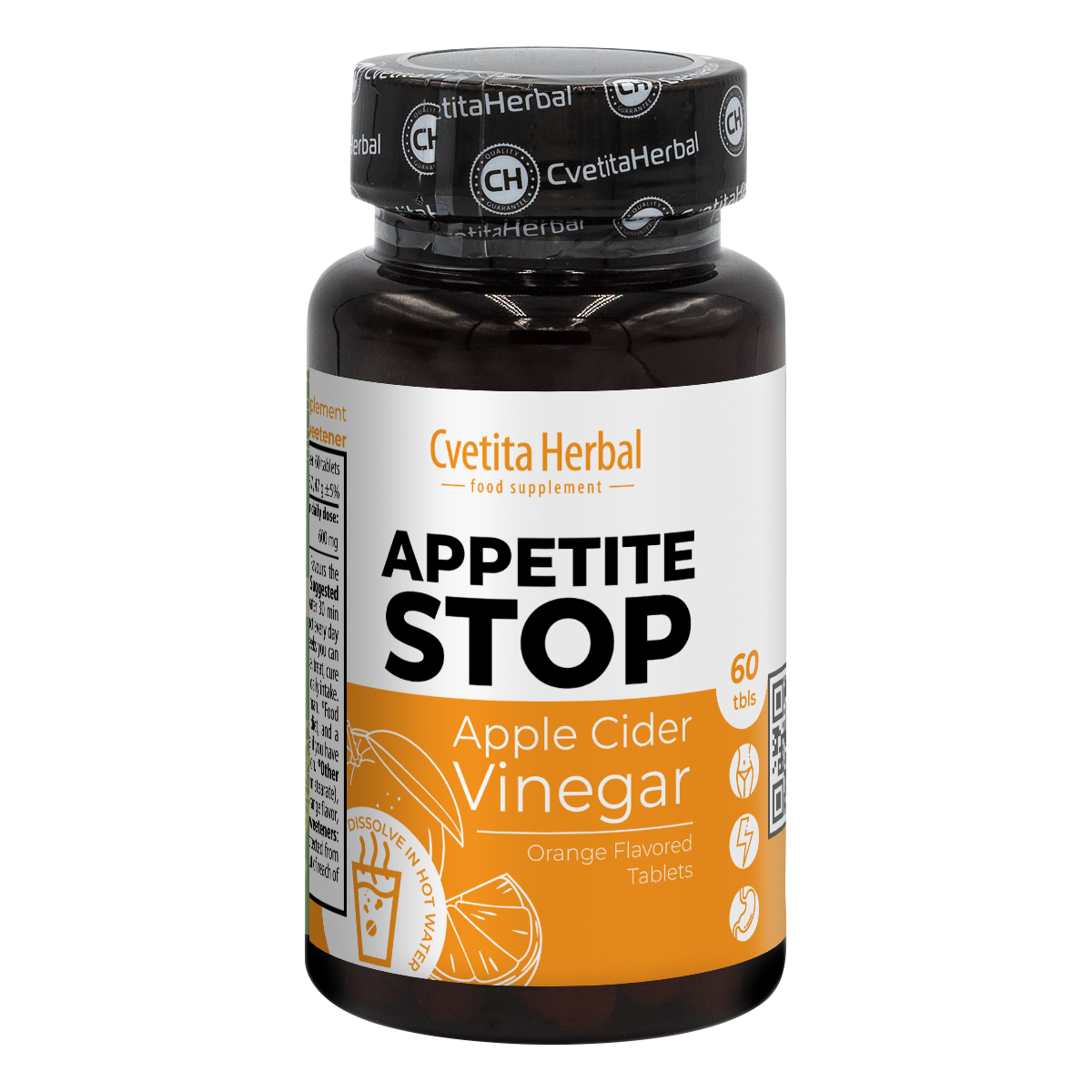 Apple Cider Vinegar "Orange" - Appetite Stop (60 tableta)