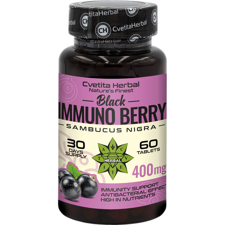 Ekstrakt Crne Bazge - Black Immuno Berry (60 tableta)