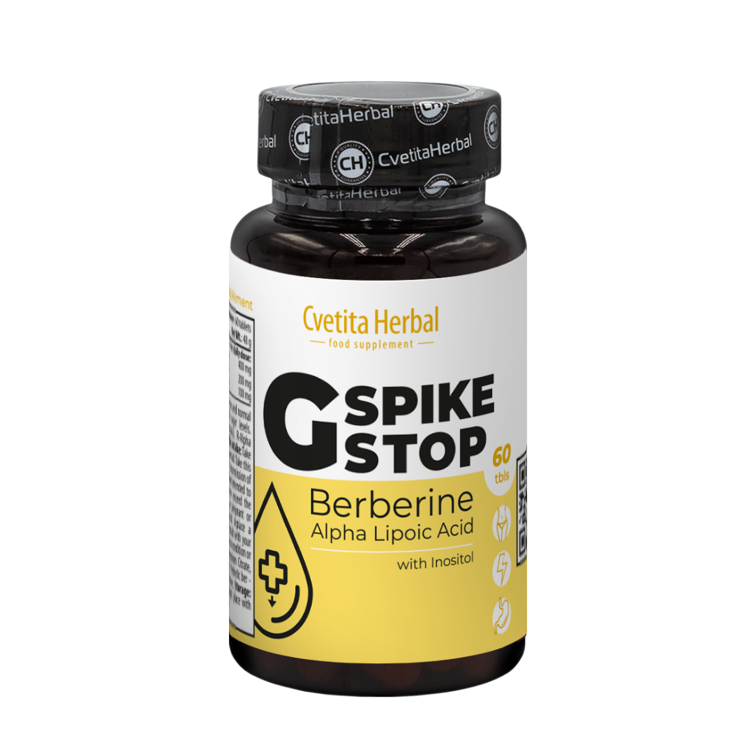 G Spike Stop - Berberin, Inositol, Alfa lipoična kiselina (60 tableta)