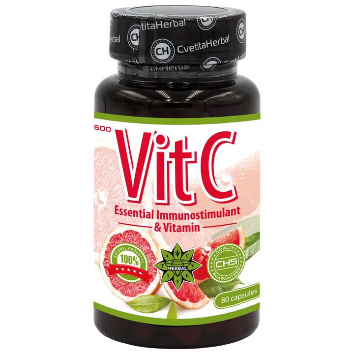 Vitamin C - Vitamin C (30 / 80 kapsula h 600 mg)