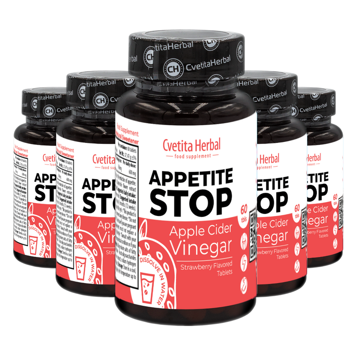 Apple Cider Vinegar "Strawberry" - Appetite Stop (60 tableta)