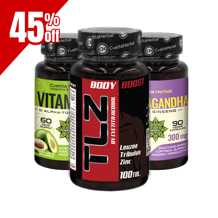 Tribulus, Leuzea, Cink - TLZ