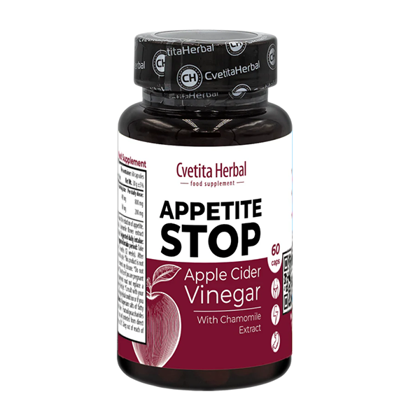 Apple Cider Vinegar "Chamomile Extract" - Appetite Stop (60 kapsula)