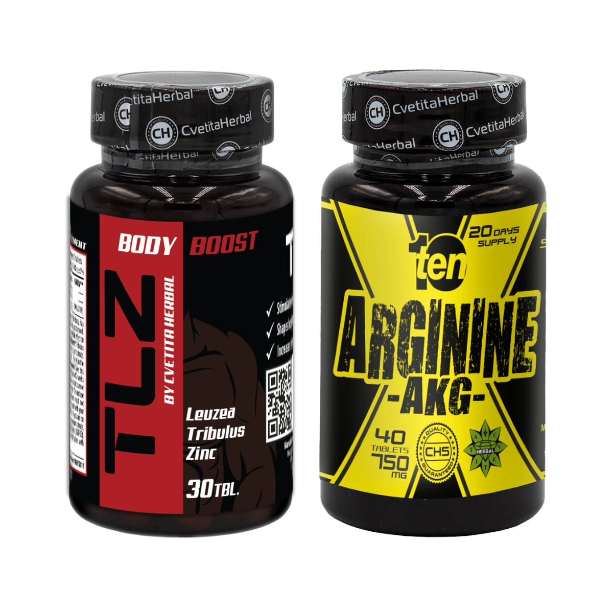 COMBO PAKET: TLZ (Tribulus, Leuzea, Cink) + TEN Arginine 40 tableta