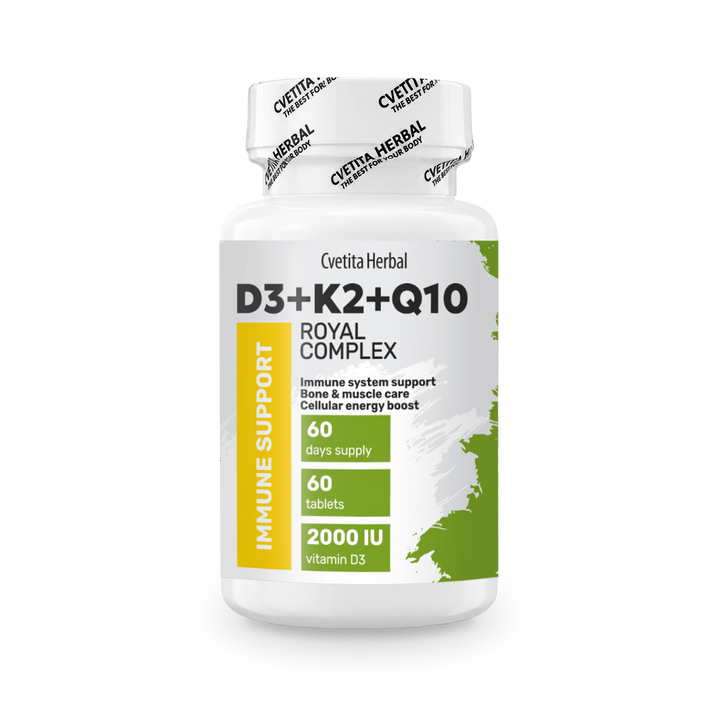 Vitamin D3 + K2 + Q10 (60 tableta)