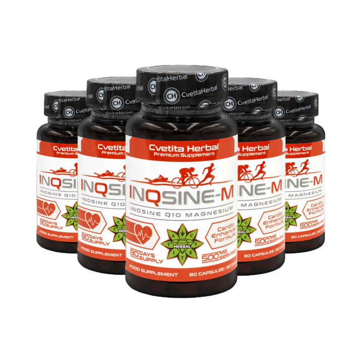 Inozin, Koenzim Q10, Magnezijum - Vegetarijanski (80 kapsula x 500 mg)