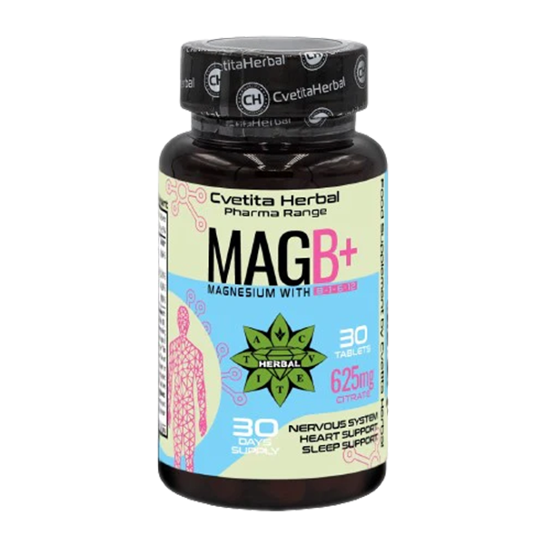 Magnesium sa Vitamin B kompleksom - B1, B6, B12 (30 tableta)