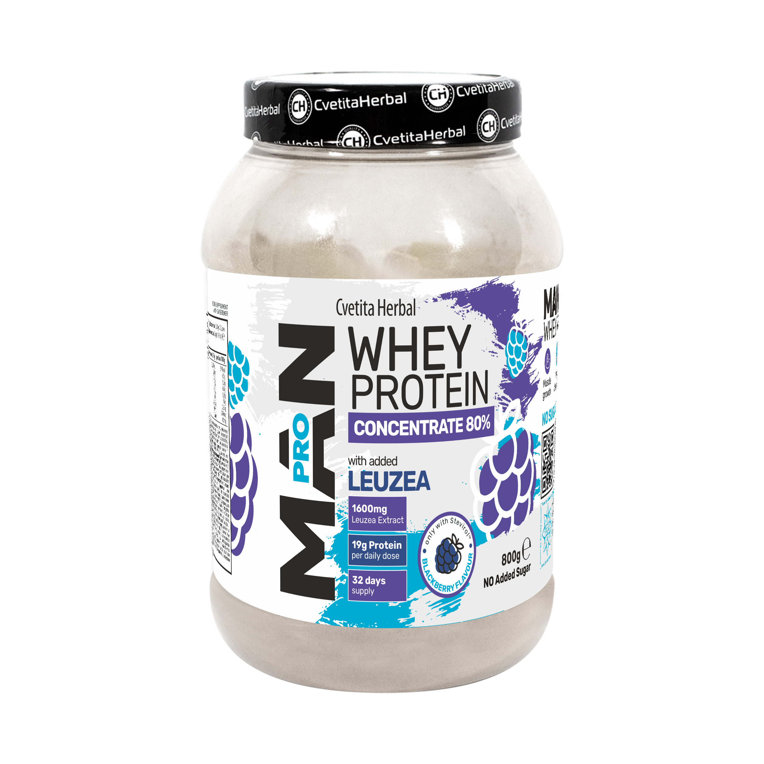 Whey Protein sa leuzejom i papaja enzimima - MAN PRO WHEY CONCENTRATE (800 gr)