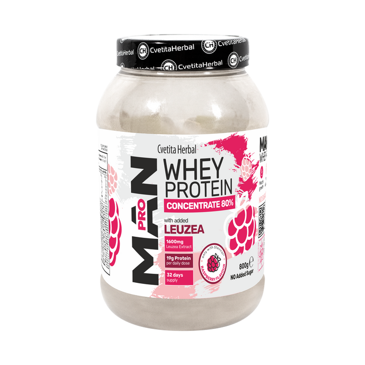 Whey Protein sa leuzejom i papaja enzimima - MAN PRO WHEY CONCENTRATE (800 gr)