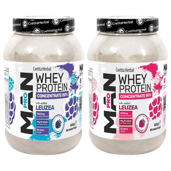 Whey Protein sa leuzejom i papaja enzimima - MAN PRO WHEY CONCENTRATE (800 gr)