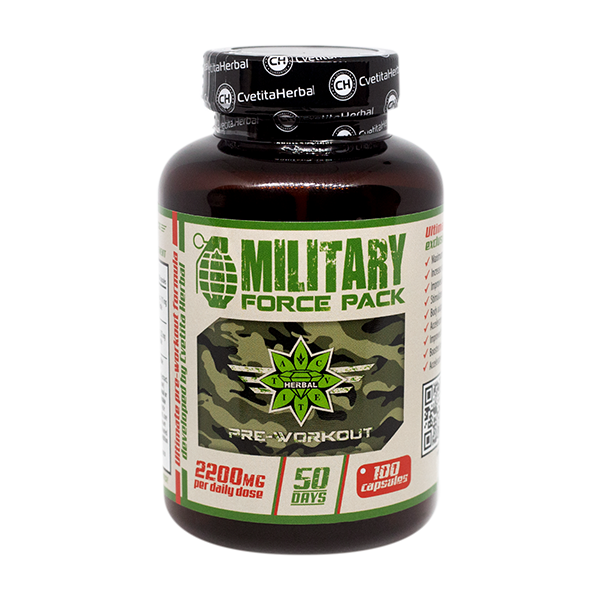 Biljke i aminokiseline - Military Force Pack (100 kapsula x 1100 mg)