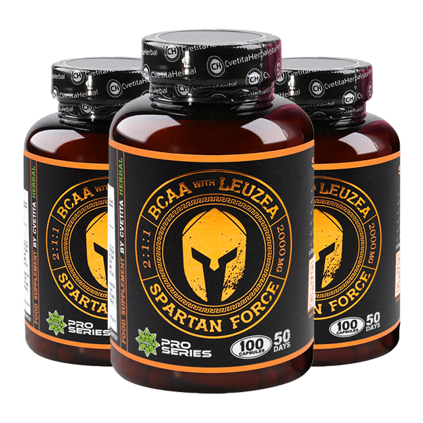 Leuzea i BCAA - Spartan Force (100 kapsula)