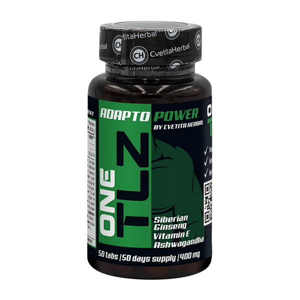 TLZ Adapto Power - Sibirski ginseng, Ashwagandha, Vitamin E (50 tableta)
