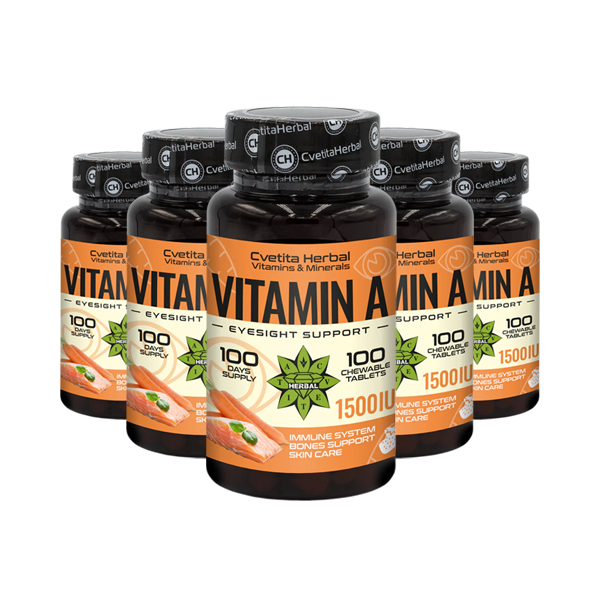 Vitamin A - Za žvakanje (100 tableta 1500 IU)