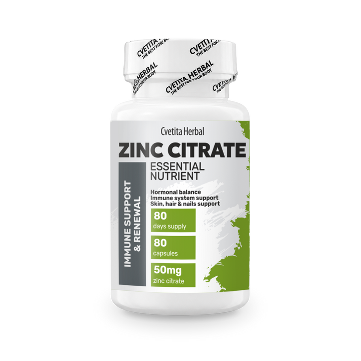 Cink citrat - Cink (80 kapsula x 50 mg)