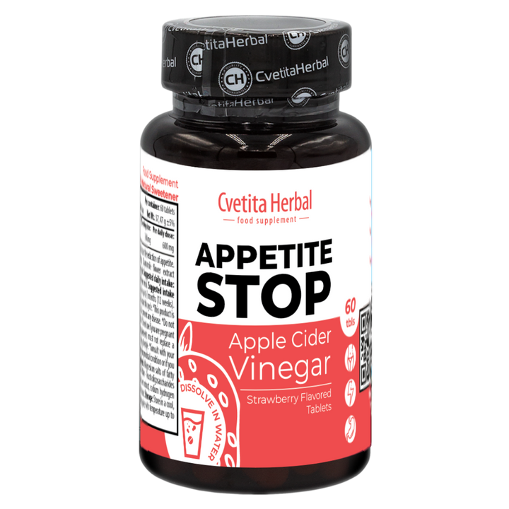 Apple Cider Vinegar "Strawberry" - Appetite Stop (60 tableta)