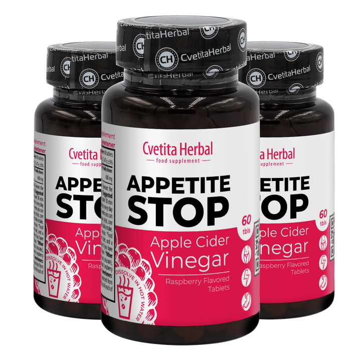 Apple Cider Vinegar "Raspberry" - Appetite Stop (60 tableta)
