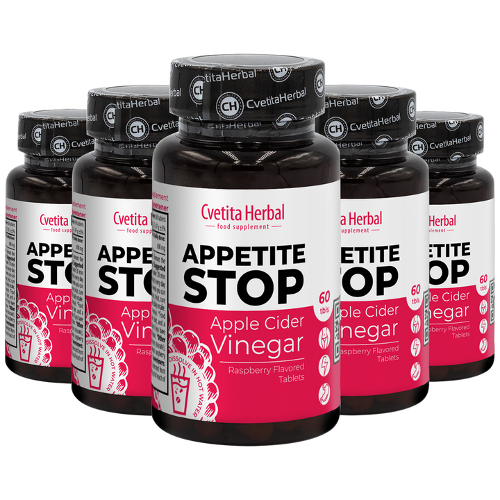 Apple Cider Vinegar "Raspberry" - Appetite Stop (60 tableta)