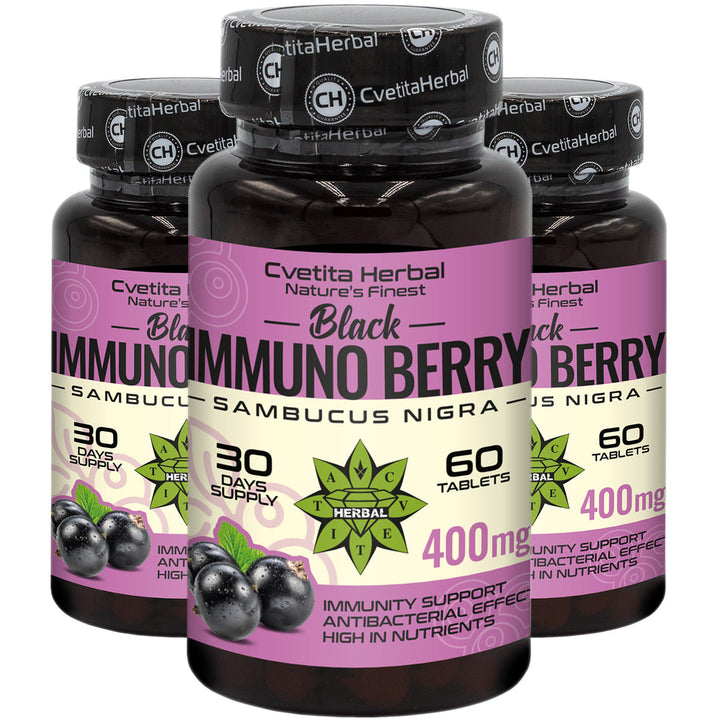 Ekstrakt Crne Bazge - Black Immuno Berry (60 tableta)