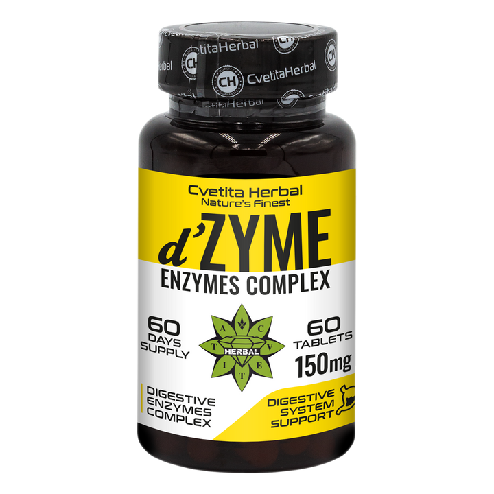 Multi-enzimski kompleks d'Zyme - d'Zyme (60 tableta x 150 mg)