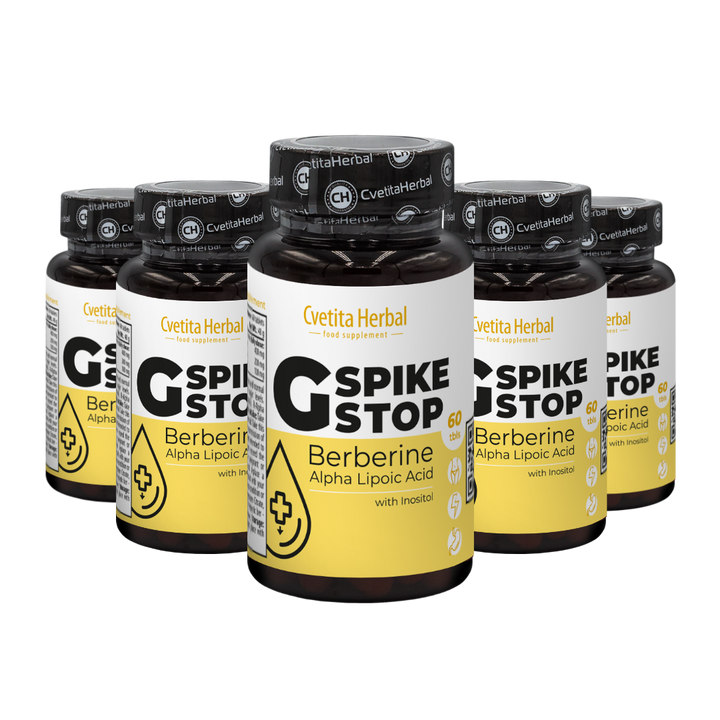 G Spike Stop - Berberin, Inositol, Alfa lipoična kiselina (60 tableta)