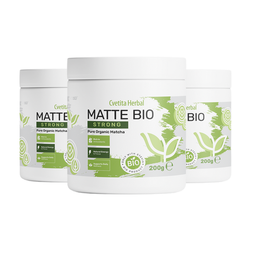 Matte Bio Strong - BIO MATCHA LATTE