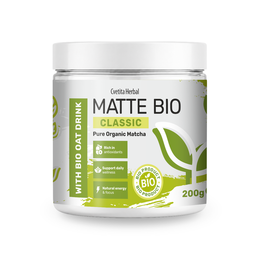 Matte Bio Classic - organski matcha prah 200 g brenda Cvetita Herbal