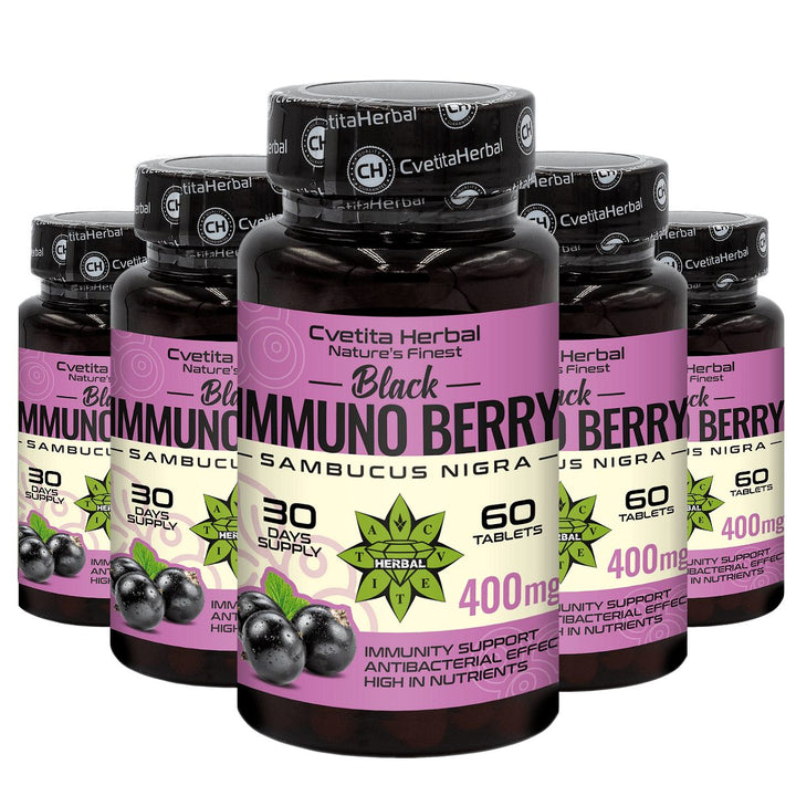 Ekstrakt Crne Bazge - Black Immuno Berry (60 tableta)