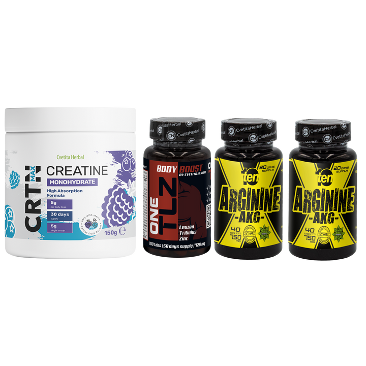 COMBO PAKET: TLZ + ARGININE + CRTN MAX
