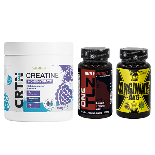 COMBO PAKET: TLZ + ARGININE + CRTN MAX
