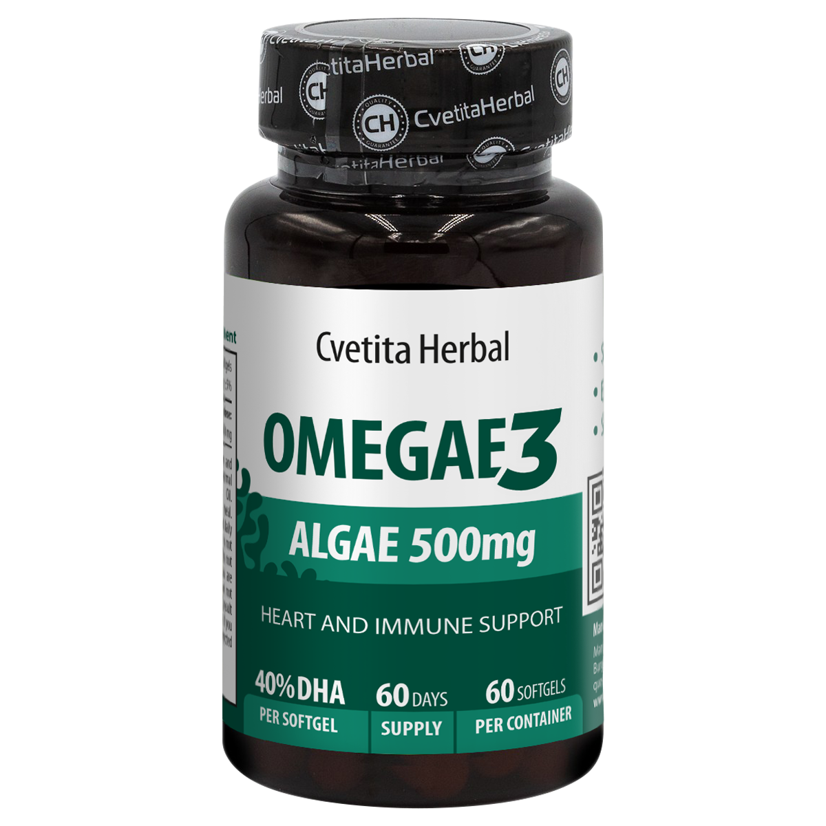 Omega 3 Alge Softgel - Omegae3 (60 / 40 kapsula)